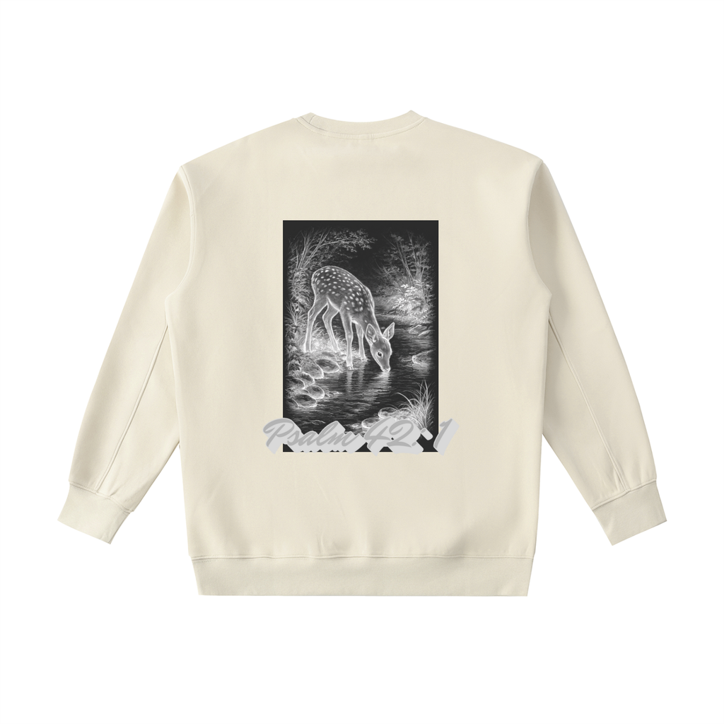 "Psalm 42:1" Heavyweight Crewneck