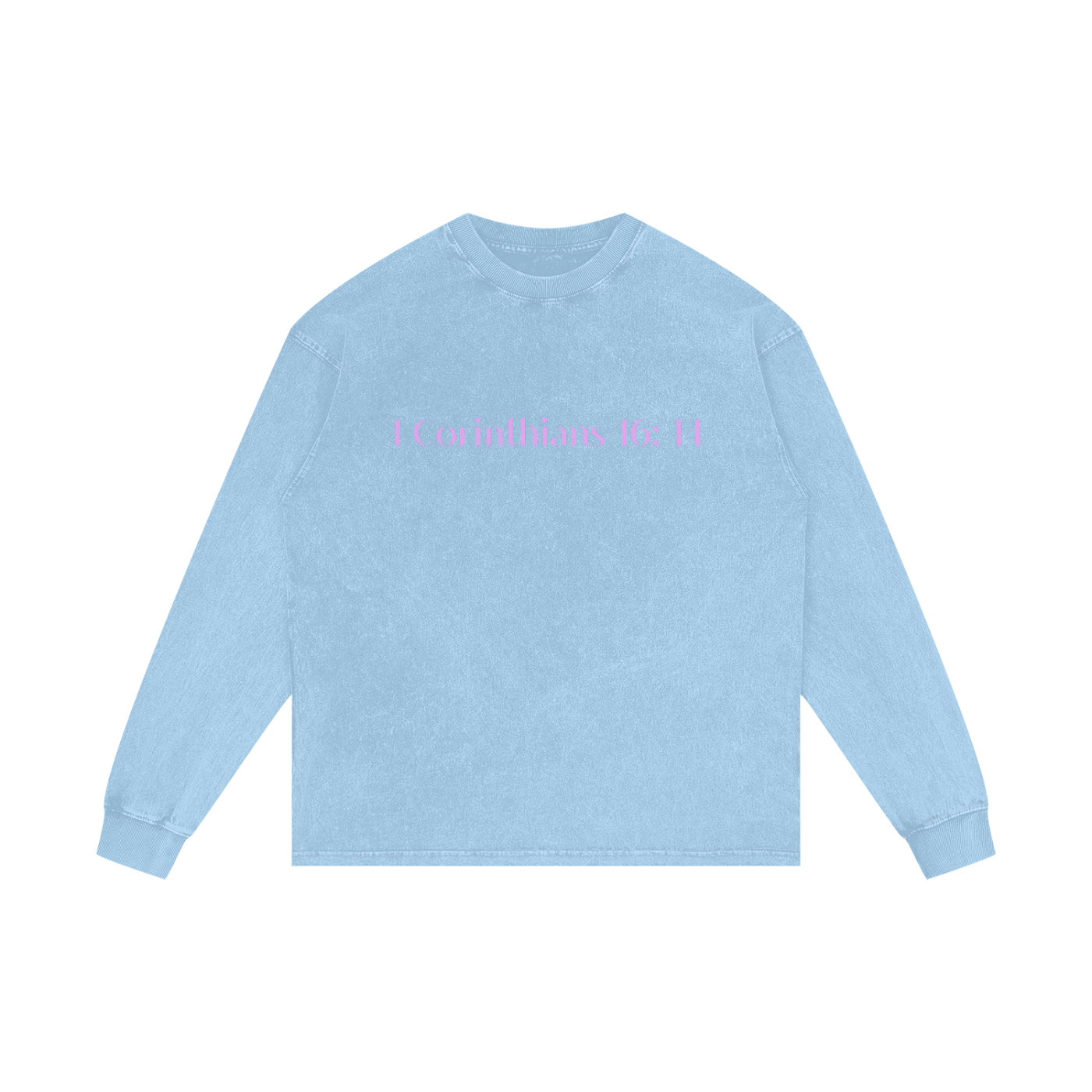 "done with love." Crewneck