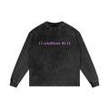 "done with love." Crewneck