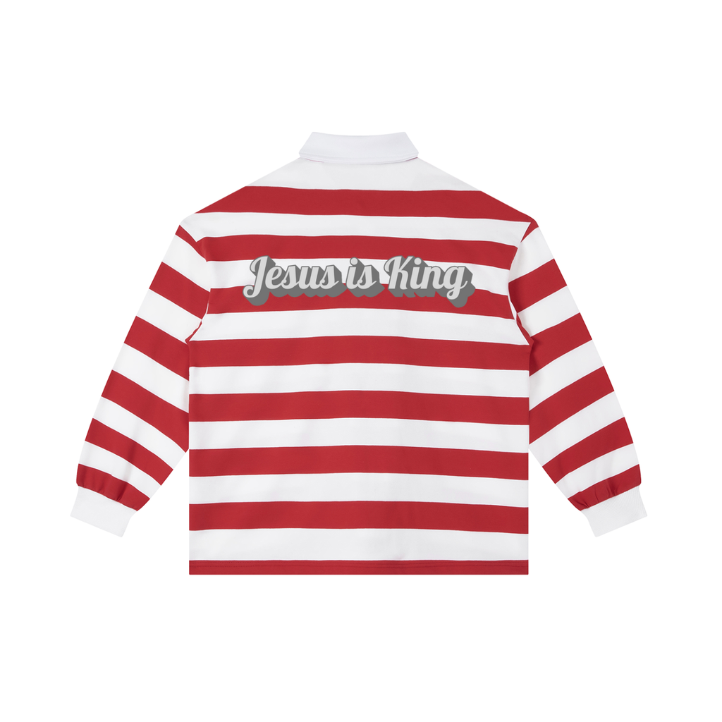 "Jesus is King" Collared Polo W/R