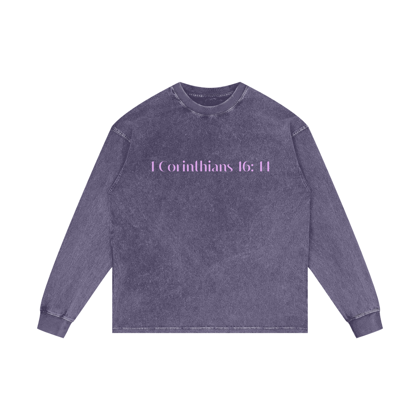 "done with love." Crewneck